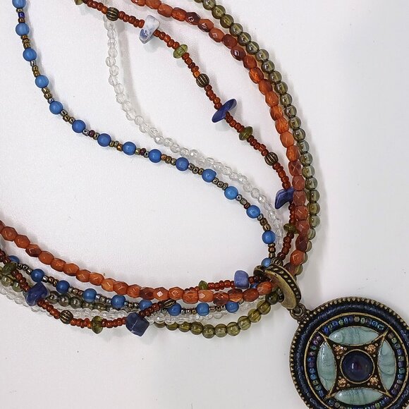 5-Strand Beaded Necklace - Picture 4 of 4